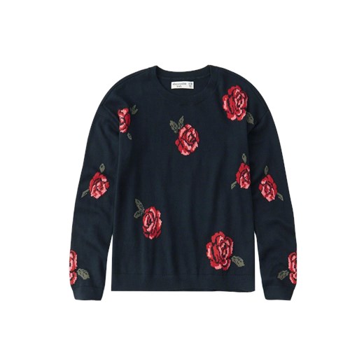 Sweter 'A2 DTC ROSE INTARSIA 1CC' Abercrombie & Fitch  146-152 AboutYou