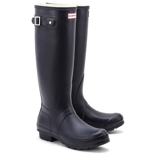 Original Tall Navy - Granatowe Gumowe Kalosze Damskie - W23499 mivo Buty