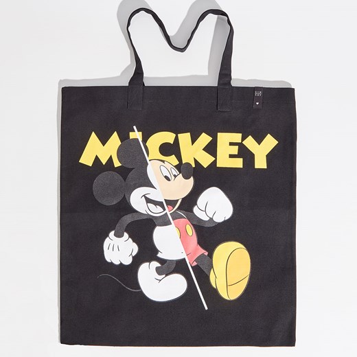 Sinsay - Bawełniana torba mickey mouse - Czarny Sinsay One Size