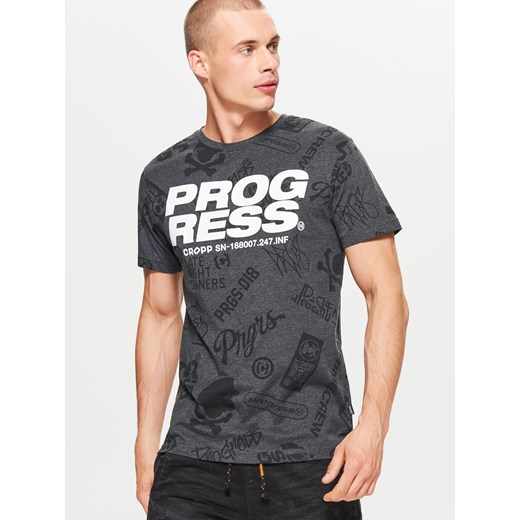 Cropp - Koszulka z kolekcji progress - Szary Cropp  S 