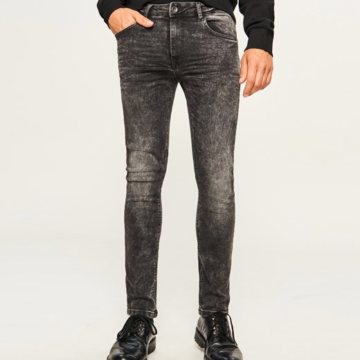 Reserved - Spodnie jeansowe slim fit - Szary  Reserved 29 