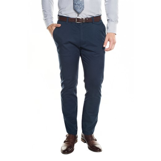 spodnie mare 217 granatowy slim fit Recman 182/84 okazja