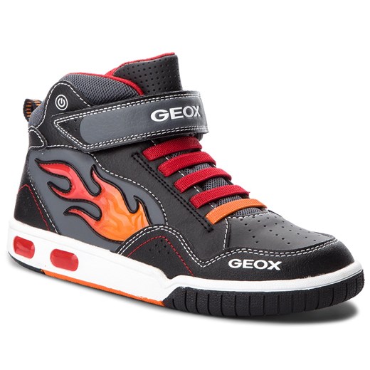 Trzewiki GEOX - J Gregg C J8447C 0BC14 C0048 DD Black/Red  Geox 37 eobuwie.pl