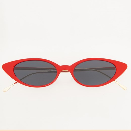 Reserved - Okulary przeciwsłoneczne - Czerwony  Reserved One Size 