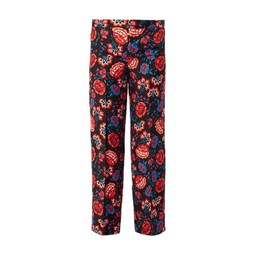 Spodnie w stylu Marleny Dietrich z kwiatowym wzorem Set  40 Peek&Cloppenburg 