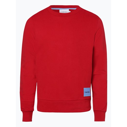 Calvin Klein - Męska bluza nierozpinana, czerwony Calvin Klein  M vangraaf