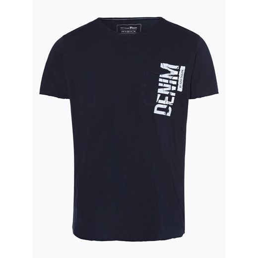 Tom Tailor Denim - T-shirt męski, niebieski  Tom Tailor Denim M vangraaf
