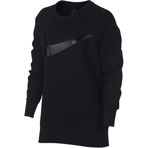 Bluza damska Dry Top Crew Swoosh Nike (czarna)  Nike XL promocja SPORT-SHOP.pl 