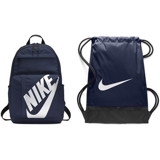 Zestaw plecak Elemental + worek na buty Brasilia Training Nike (granatowy)  Nike  okazja SPORT-SHOP.pl 