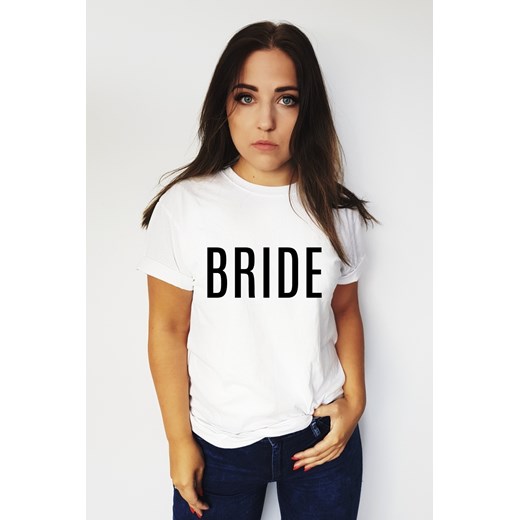 Koszulka Sizeme z napisem BRIDE Time For Fashion   