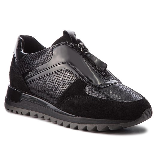 Sneakersy GEOX - D Tabelya A D84AQA 04122 C9999 Black czarny Geox 40 eobuwie.pl