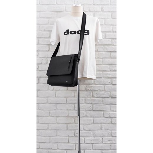 Skórzana torba na ramię unisex Daag Shaker 30 czarna Daag Skorzana.com