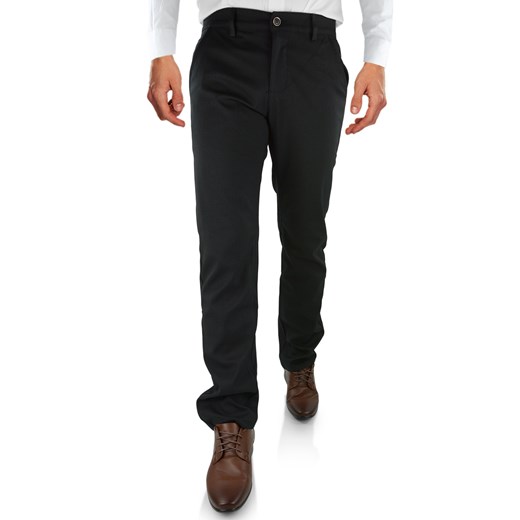 Eleganckie spodnie męskie w odcieniu koloru czarnego BM098-2   31/32 merits.pl wyprzedaż 