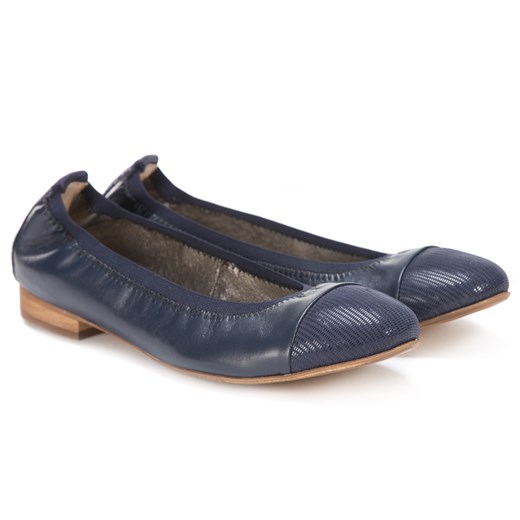 BALERINKI SKÓRZANE W GRANACIE LaFEMME 07/60 GLK Lafemmeshoes 35 lafemmeshoes.pl