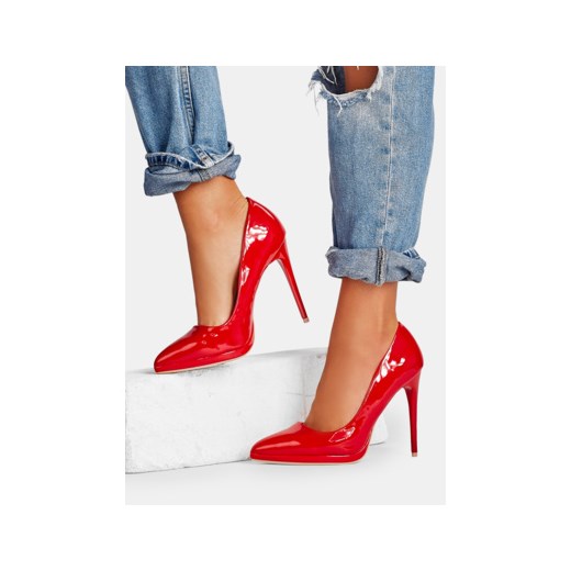 Czerwone szpilki na obcasie New Love DeeZee.pl 40