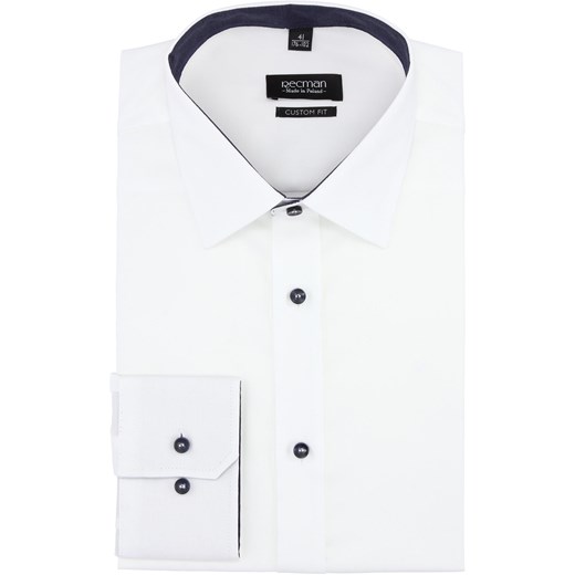 koszula bexley 2032/1 długi rękaw custom fit biały