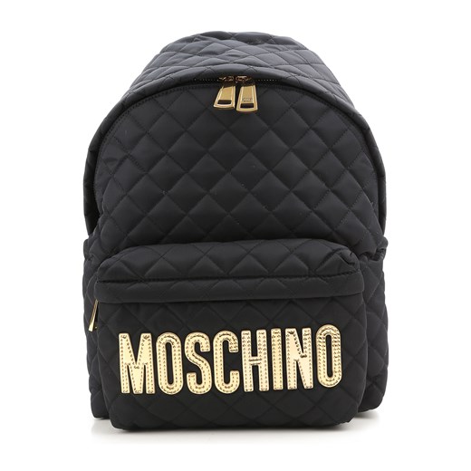 Moschino Plecak dla Kobiet Na Wyprzedaży, Czarny, Nylon, 2017  Moschino One Size RAFFAELLO NETWORK okazja 