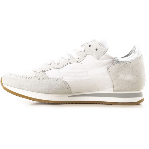 Philippe Model Trampki dla Kobiet, Biały, Zamsz naturalny, 2017, 35 36 37 38 39 40 Philippe Model  38 RAFFAELLO NETWORK