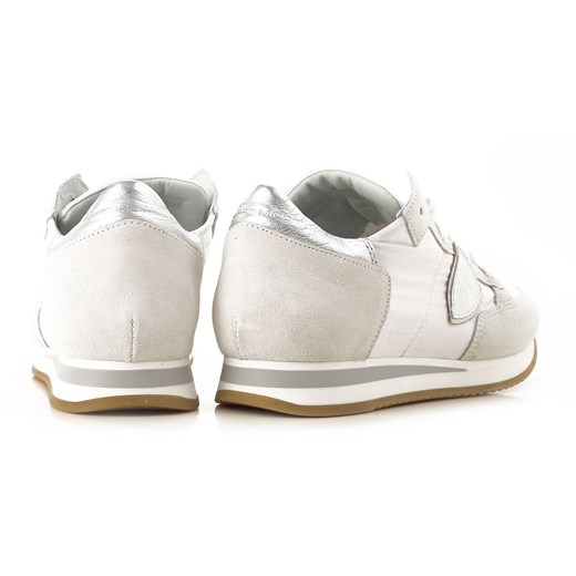Philippe Model Trampki dla Kobiet, Biały, Zamsz naturalny, 2017, 35 36 37 38 39 40 Philippe Model  36 RAFFAELLO NETWORK