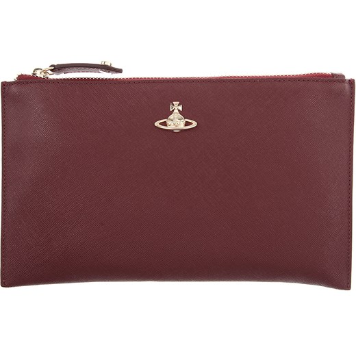 Vivienne Westwood Portmonetka Damska, Bordowy, Coated Canvas, 2017 Vivienne Westwood One Size RAFFAELLO NETWORK