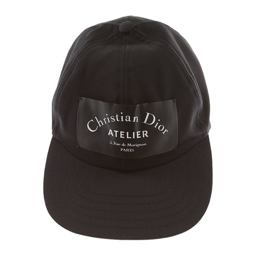 Christian Dior Czapka dla Mężczyzn, Czarny, Wełna dziewicza, 2017 Christian Dior One Size RAFFAELLO NETWORK