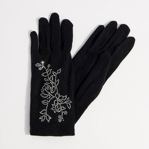 Mohito - Rękawiczki z wełną - Czarny  Mohito L 
