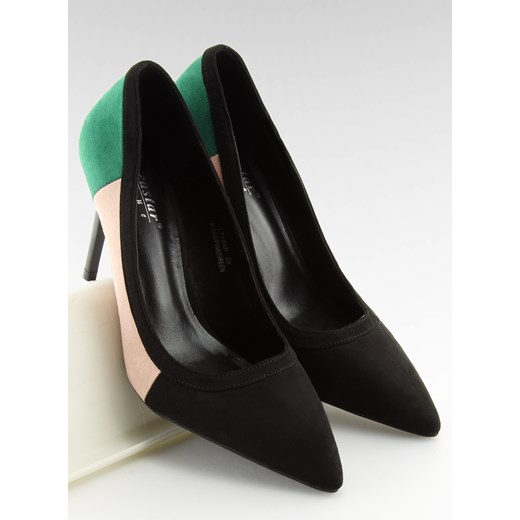 Szpilki damskie tricolor LT104P BLACK/PINK/GREEN 41 kupbuty.com