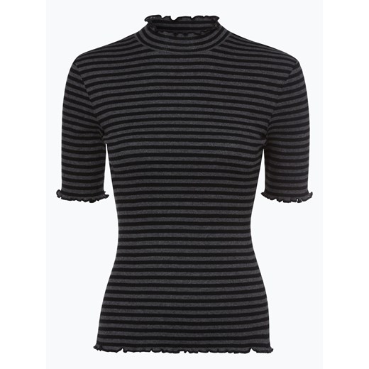 Opus - T-shirt damski – Sereni stripe, szary Opus  40 vangraaf