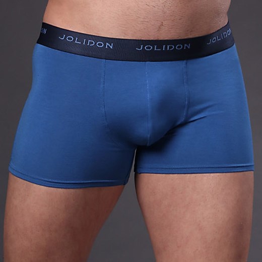 Męskie bokserki JOLIDON Silk Touch Blue niebieski  Jolidon S Astratex