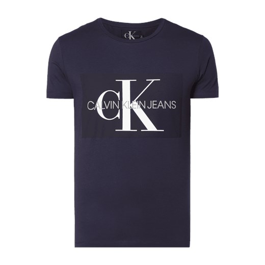 T-shirt z nadrukowanym logo  Calvin Klein M Peek&Cloppenburg 