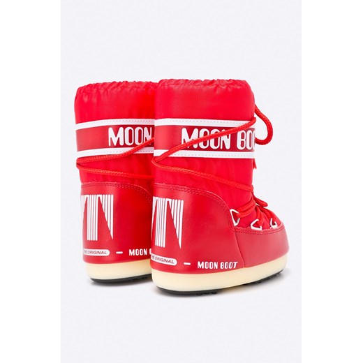 Moon Boot - Śniegowce dziecięce Nylon Rosso Moon Boot 27/30 ANSWEAR.com