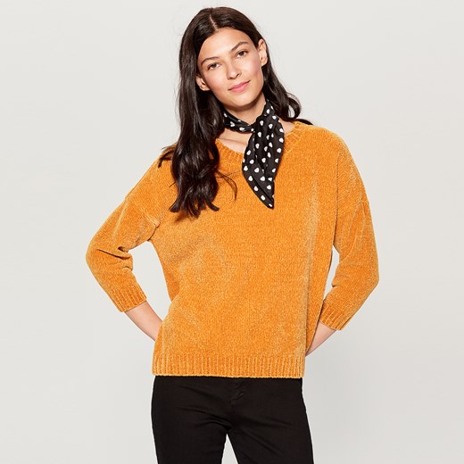 Mohito - Luźny sweter basic - Żółty  Mohito XL 