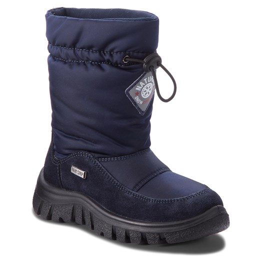 Śniegowce NATURINO - Varna 0013001268.01.0C01 D Bleu Naturino 34 eobuwie.pl