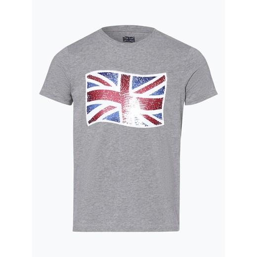 Finshley & Harding London - T-shirt męski, szary  Finshley & Harding London L vangraaf