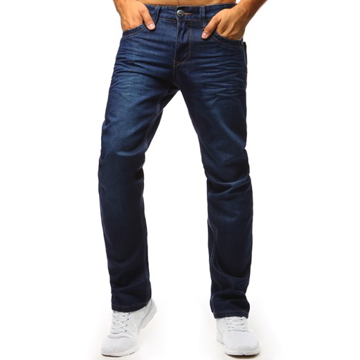 Spodnie jeansowe męskie niebieskie (ux1359)  Dstreet 29 