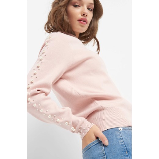 Sweter z perełkami  ORSAY XS orsay.com