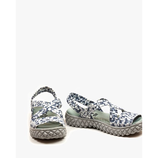 Kolorowe sandały damskie ROCMAREA/WHITE/GREY