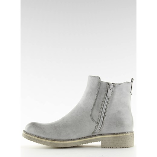 Botki damskie sztyblety szare F2333 GREY szary 39 kupbuty.com