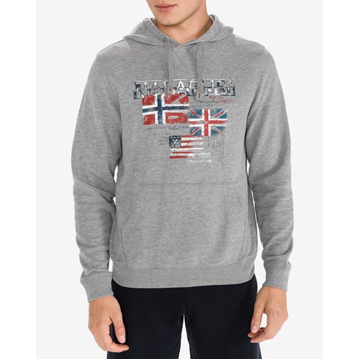 Napapijri Bryno Sweatshirt L Szary Napapijri  XXL okazja BIBLOO 