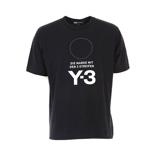 Adidas Koszulka dla Mężczyzn, Y3 Yohji Yamamoto, Czarny, Bawełna, 2019, L S Adidas  L RAFFAELLO NETWORK