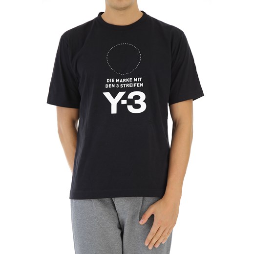 Adidas Koszulka dla Mężczyzn, Y3 Yohji Yamamoto, Czarny, Bawełna, 2019, L S  Adidas S RAFFAELLO NETWORK