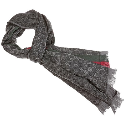 Gucci Szalik Damski Na Wyprzedaży, Antracytowy, Bawełna, 2019 Gucci One Size promocyjna cena RAFFAELLO NETWORK