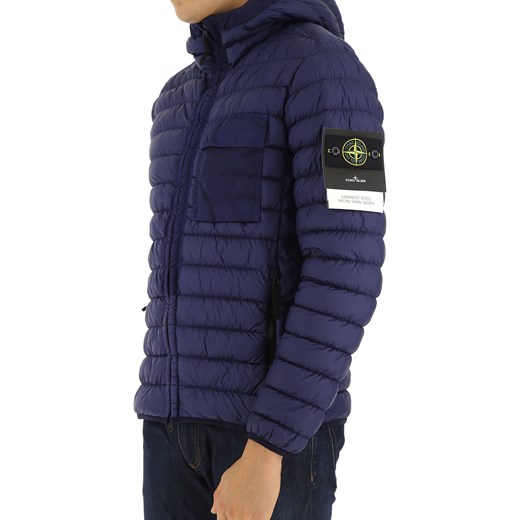 Stone Island Kurtka Puchowa dla Mężczyzn, Puchowa Kurtka Narciarska, Niebieski atramentowy, Poliamid, 2019, L M S XL Stone Island granatowy M RAFFAELLO NETWORK