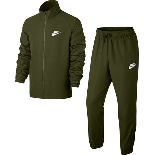 Dres męski Sportswear NSW Track Suit Woven Basic Nike (khaki) Nike  S wyprzedaż SPORT-SHOP.pl 