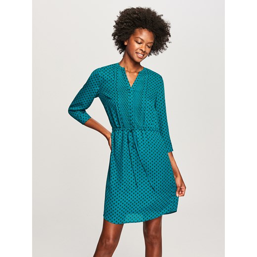 Reserved - Sukienka we wzory - Zielony