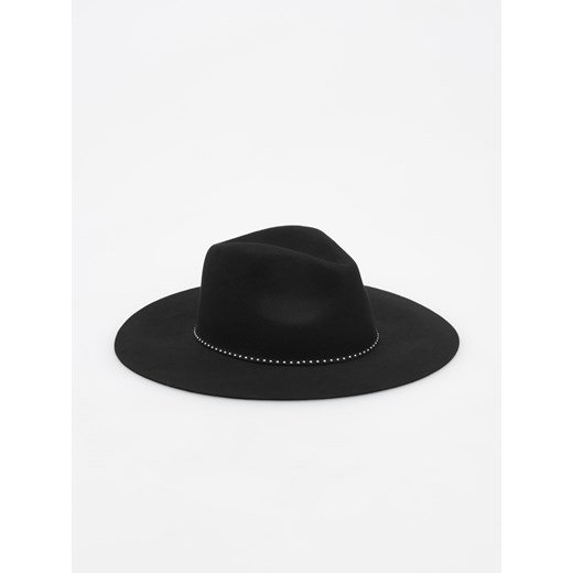 Reserved - Wełniany kapelusz - Czarny