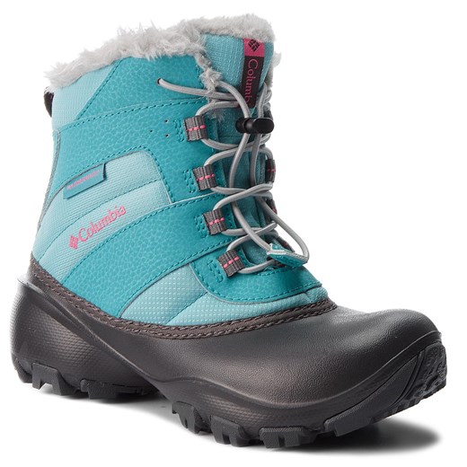 Śniegowce COLUMBIA - Youth Rope Tow III Waterproof BY1323 Camellia/Rose 341  Columbia 34 eobuwie.pl