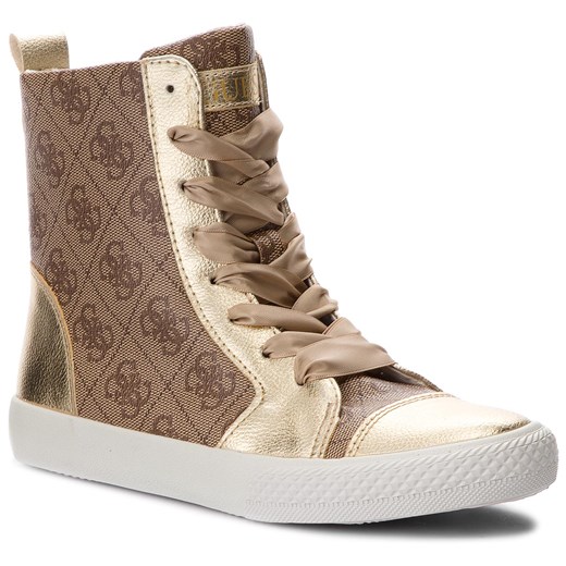 Sneakersy GUESS - FJVLR4 FAL12 BEIG Guess  38 eobuwie.pl