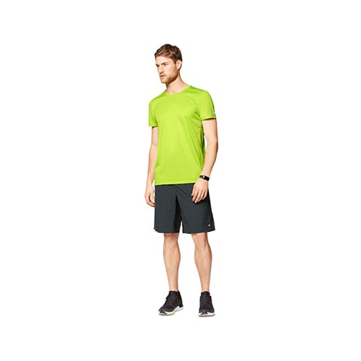 Zielona koszulka sportowa Tchibo dzianinowa na fitness letnia 