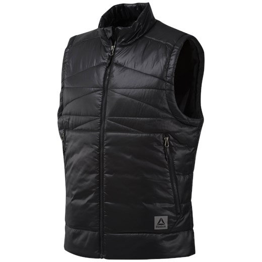 BEZRĘKAWNIK MĘSKI REEBOK OUTDOOR PADDED VEST D78647 Reebok czarny XL adrenaline.pl